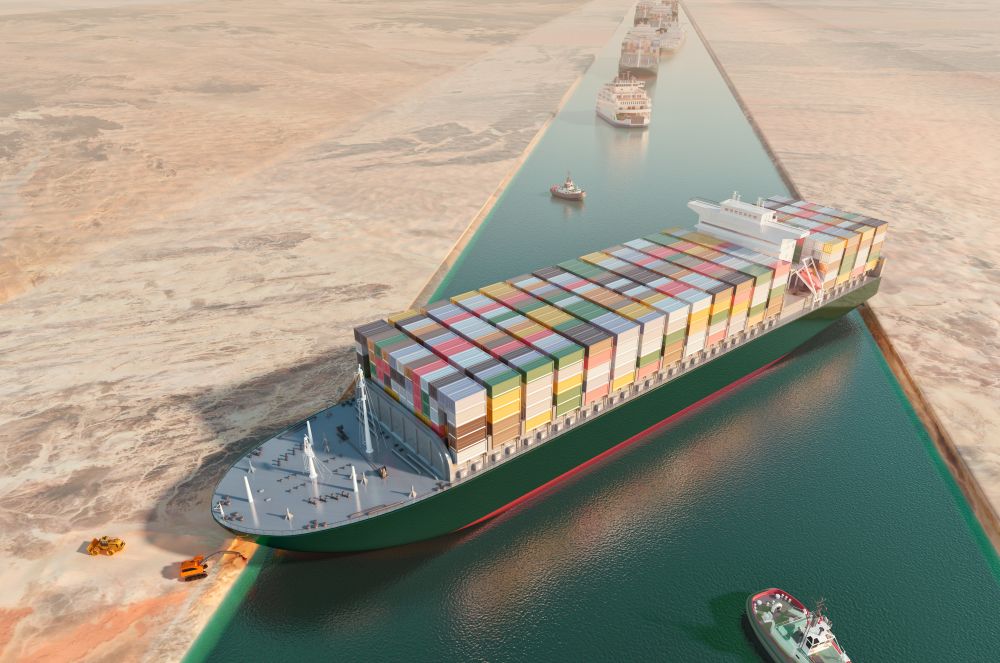 A Szuezi-csatornát elzáró teherhajót sikerült megmozdítani