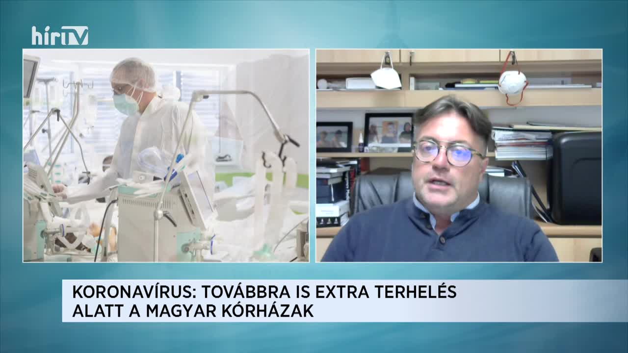 Dr. Kanizsai Péter: Továbbra is extra terhelés alatt a magyar kórházak