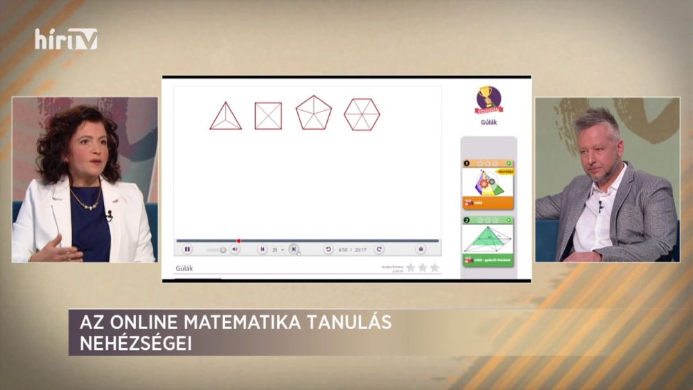 Paletta: Az online matematika tanulás nehézségei 
