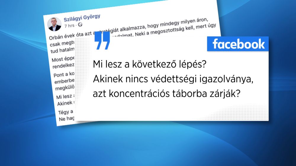 A Jobbik képviselője támadja a kormányt a védettségi igazolvány előnyei miatt