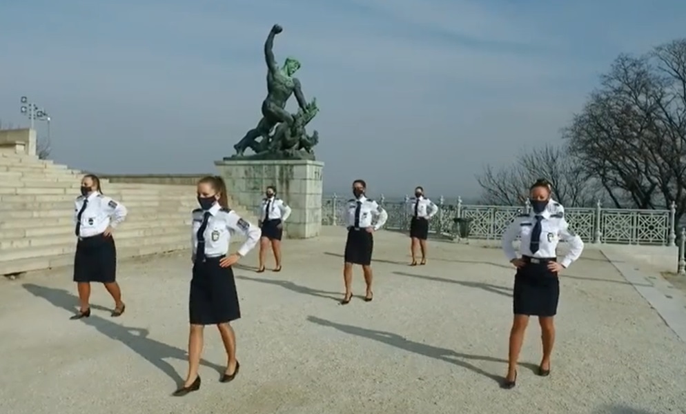 A budapesti rendőrség is csatlakozott Jerusalema táncos kihívásához