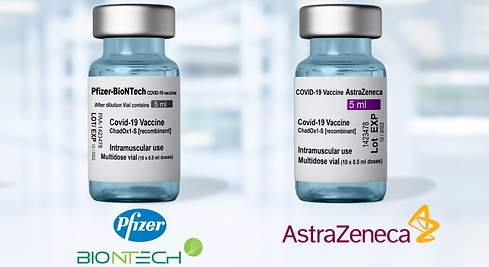 Biztonságos és hatásos az AstraZeneca-vakcina után másodszorra Pfizert beadni
