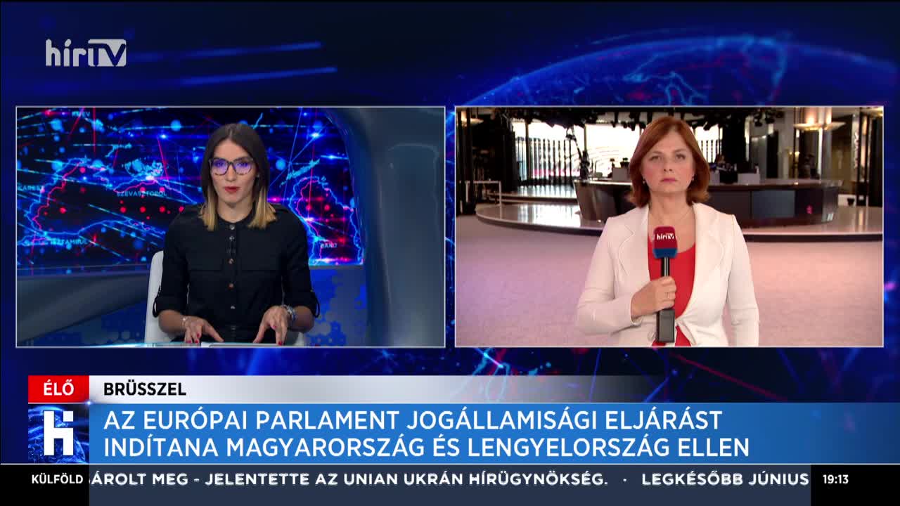 Az Európai Parlament jogállamisági eljárást indítana Magyarország és Lengyelország ellen