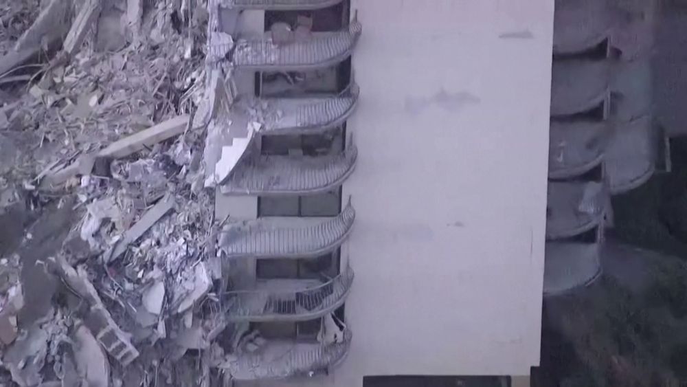 Közel száz lakóját nem találják a Floridában összeomlott háznak