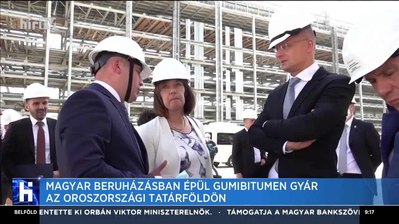 Magyar beruházásban épül gumibitumen gyár az oroszországi Tatárföldön