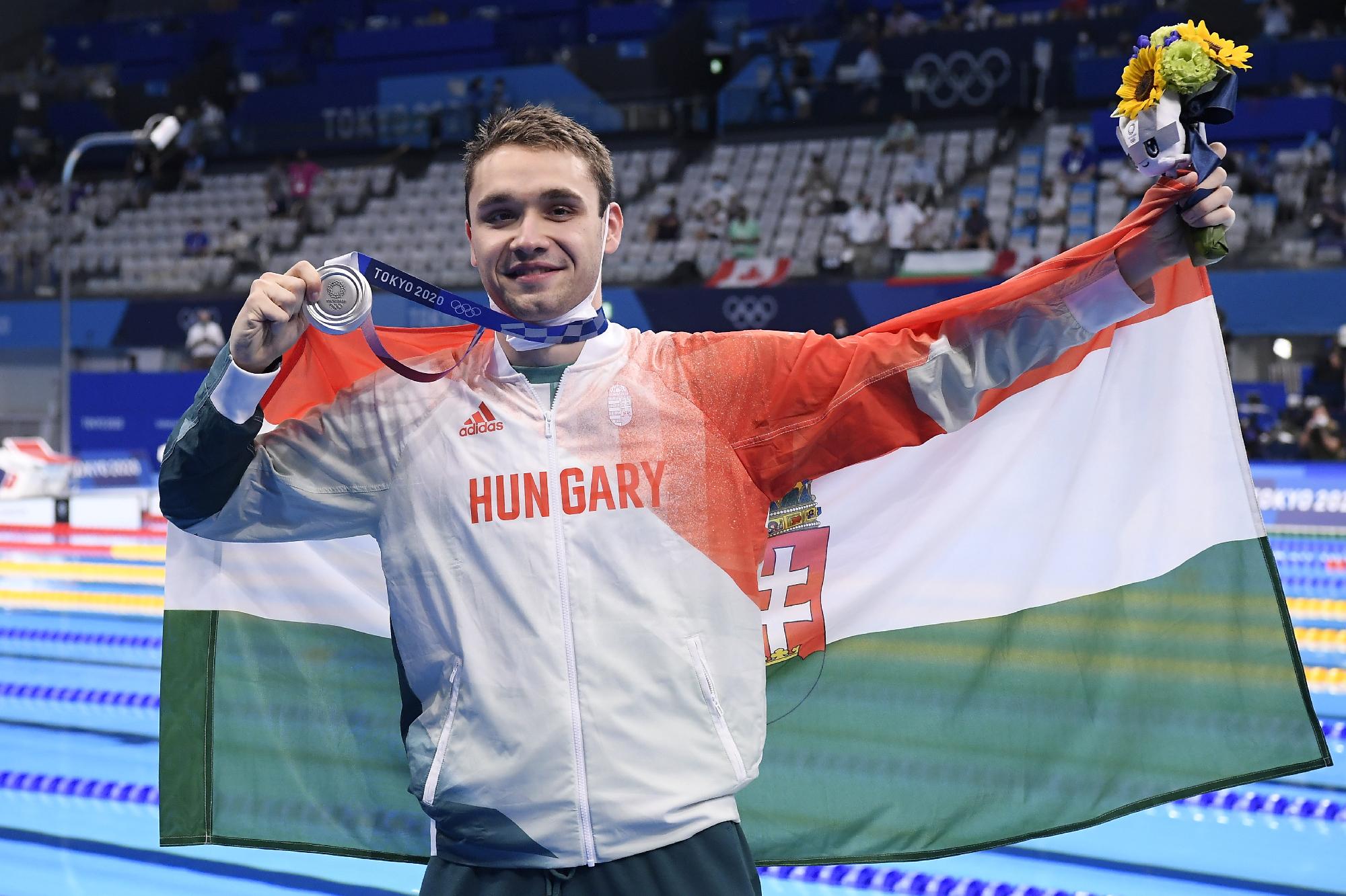Milák Kristóf Európa-csúccsal ezüstérmes 100 méteres pillangóúszásban