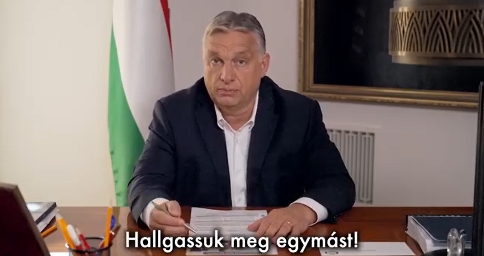 Orbán Viktor: Hallgassuk meg egymást!