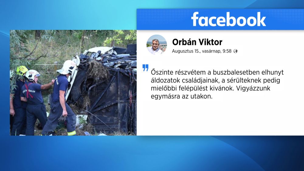 Buszbaleset - Orbán Viktor őszinte részvétét fejezte ki