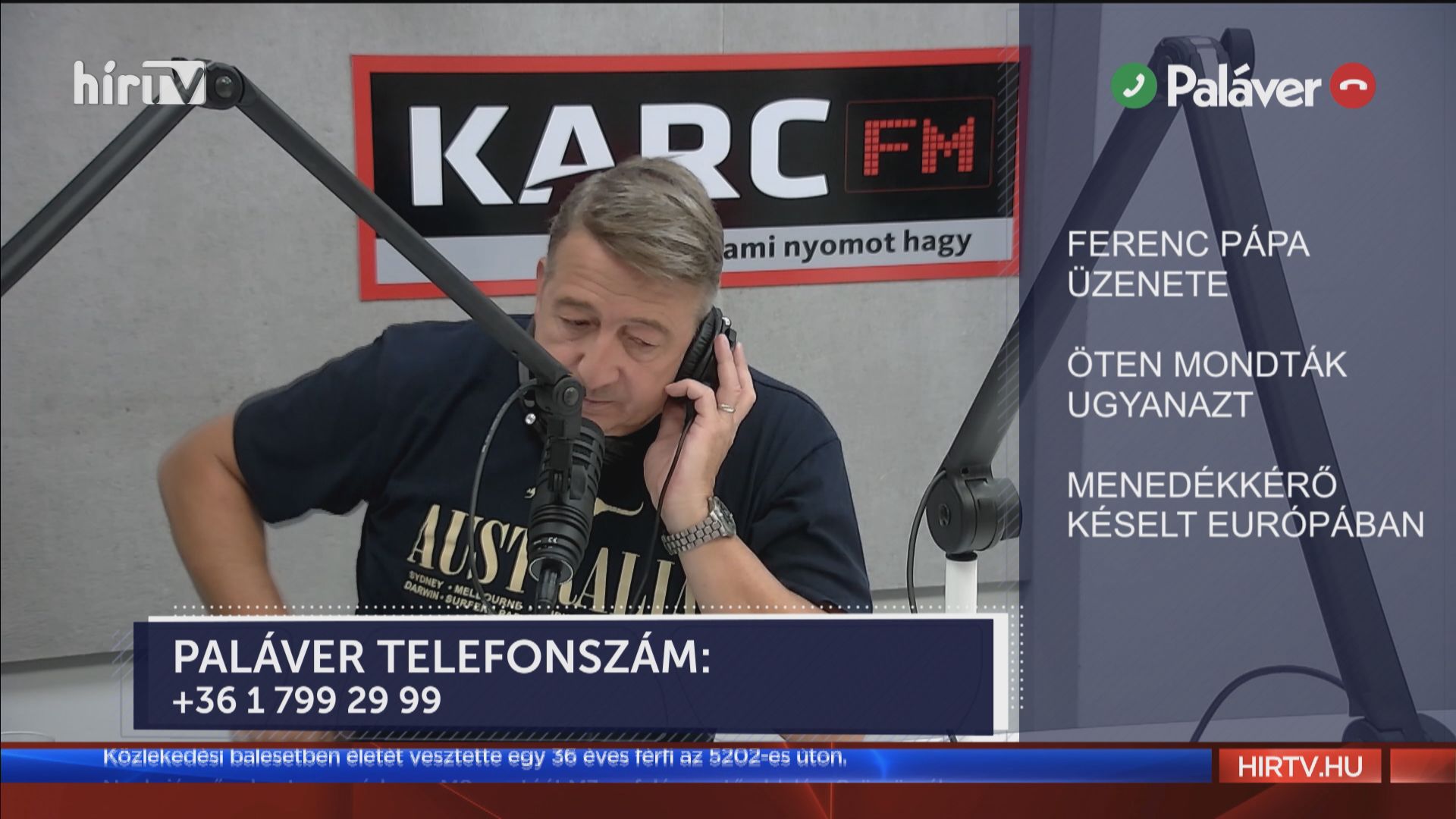 Már a Hír TV-én is látható a Paláver, a Karc FM interaktív műsora