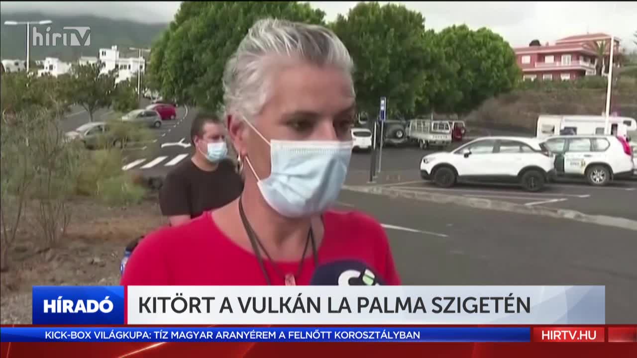 Kitört a vulkán La Palma szigetén