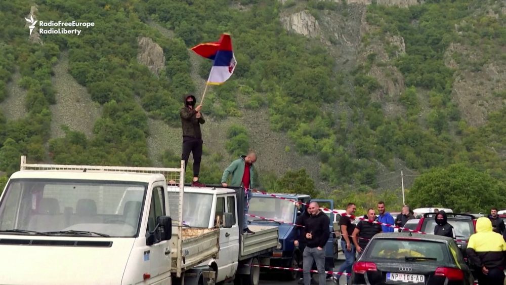 Szerb blokád a koszovói határon