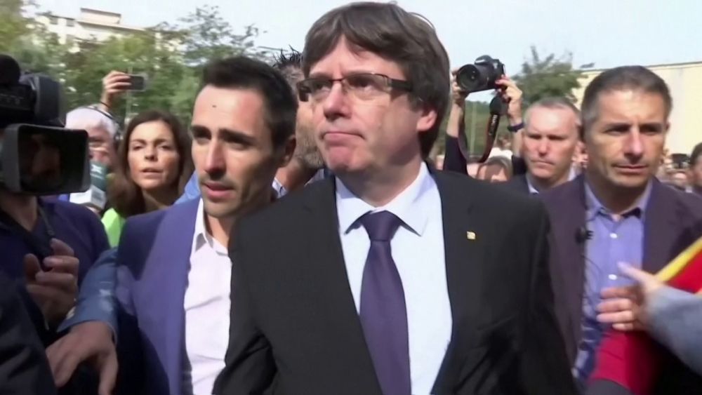 Letartóztatták, majd szabadon engedték a volt katalán elnököt