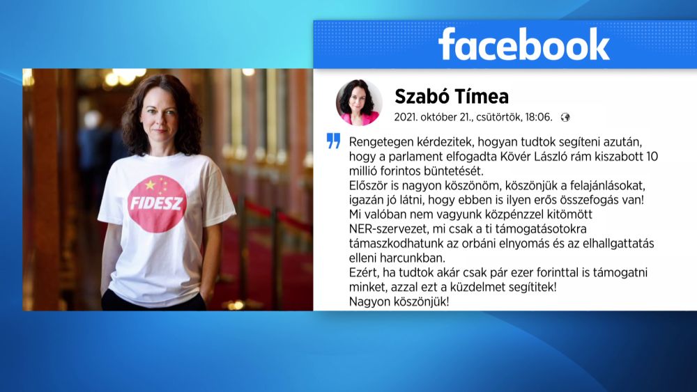 Szavazóival fizettetné ki büntetését Szabó Tímea 
