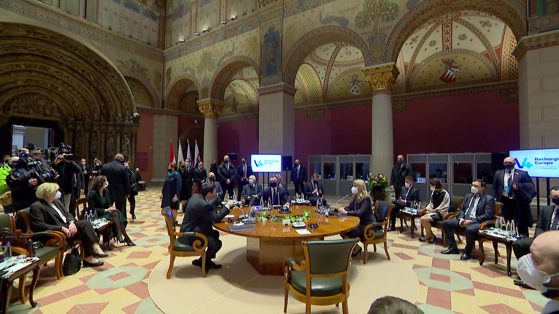 V4 államfői találkozó Budapesten 
