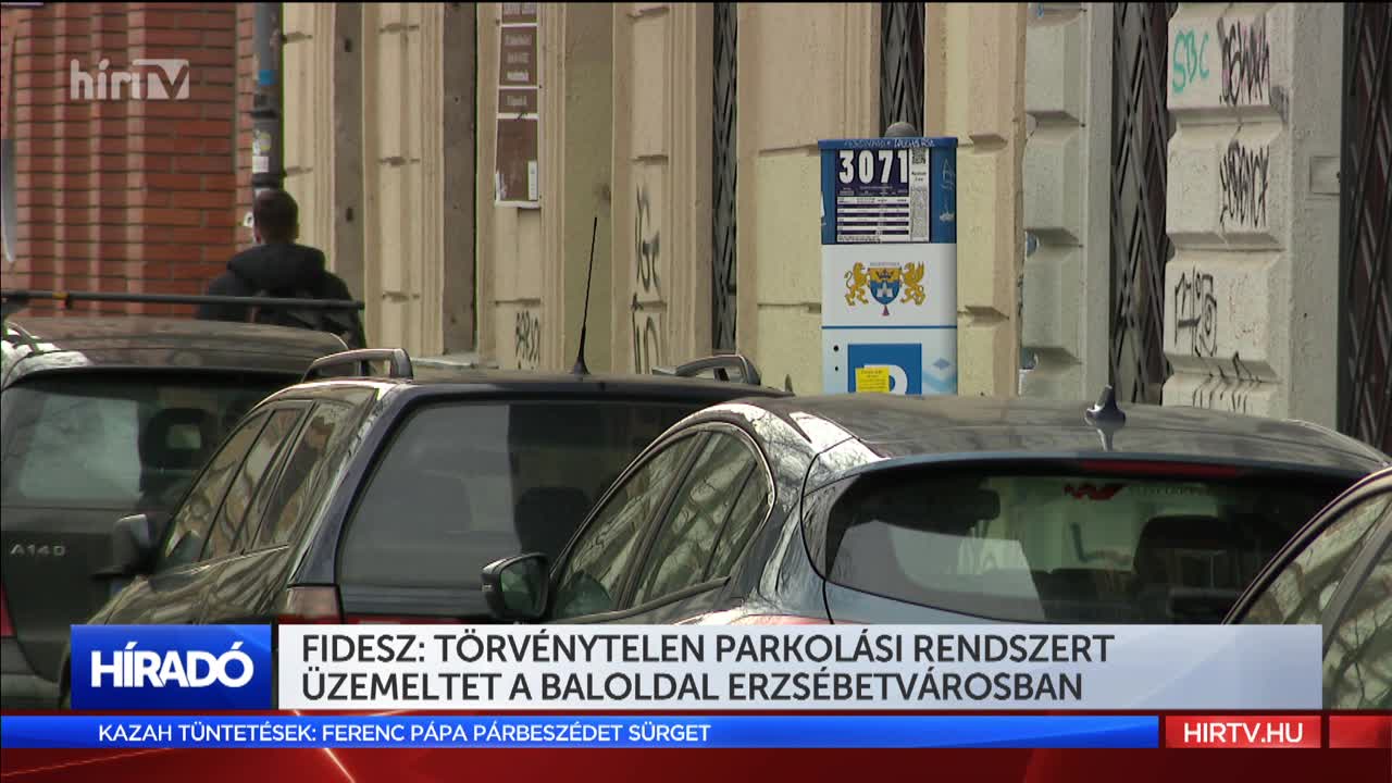 Fidesz: törvénytelen parkolási rendszert üzemeltet a baloldal Erzsébetvárosban 