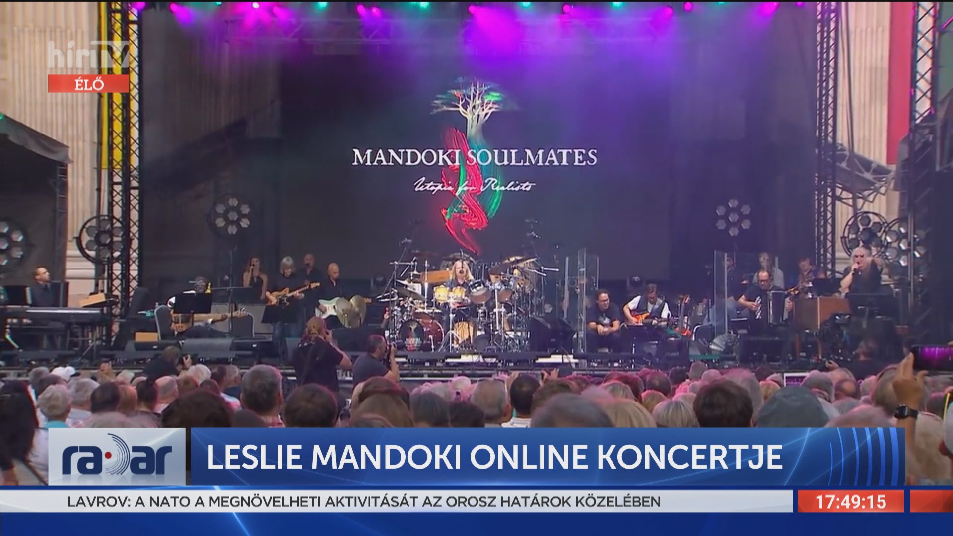 Radar - Leslie Mandoki online koncertje