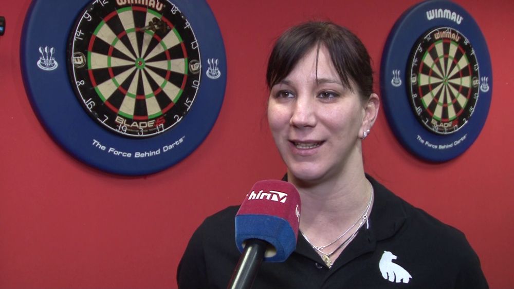 Ihász Veronika első magyarként nyert meccset és rekordot döntött a darts-vb-n
