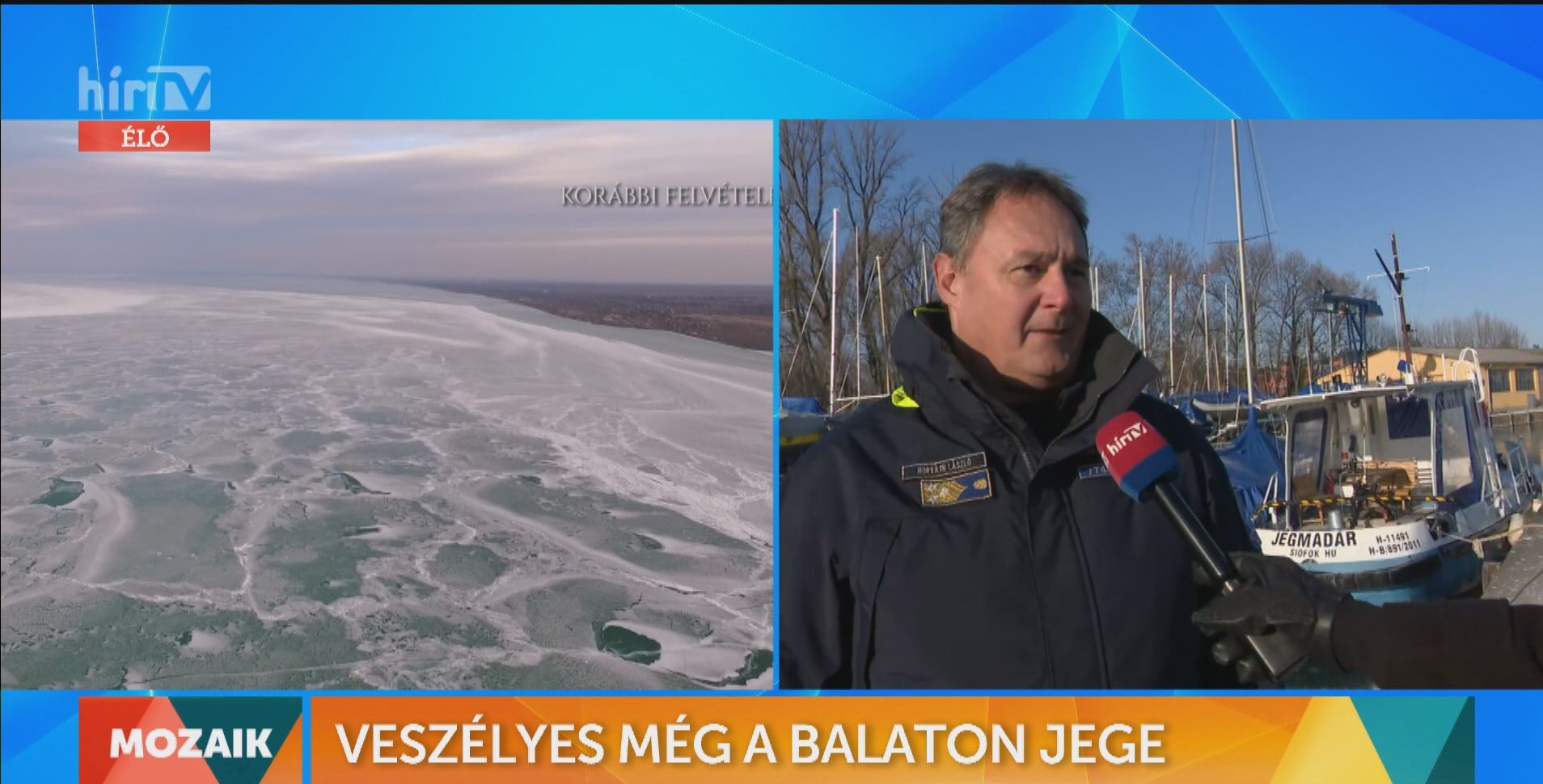 Mozaik - Veszélyes még a Balaton jege