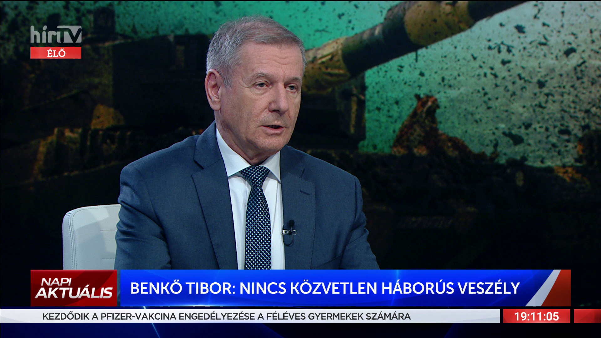 Benkő Tibor: Nincs közvetlen háborús veszély