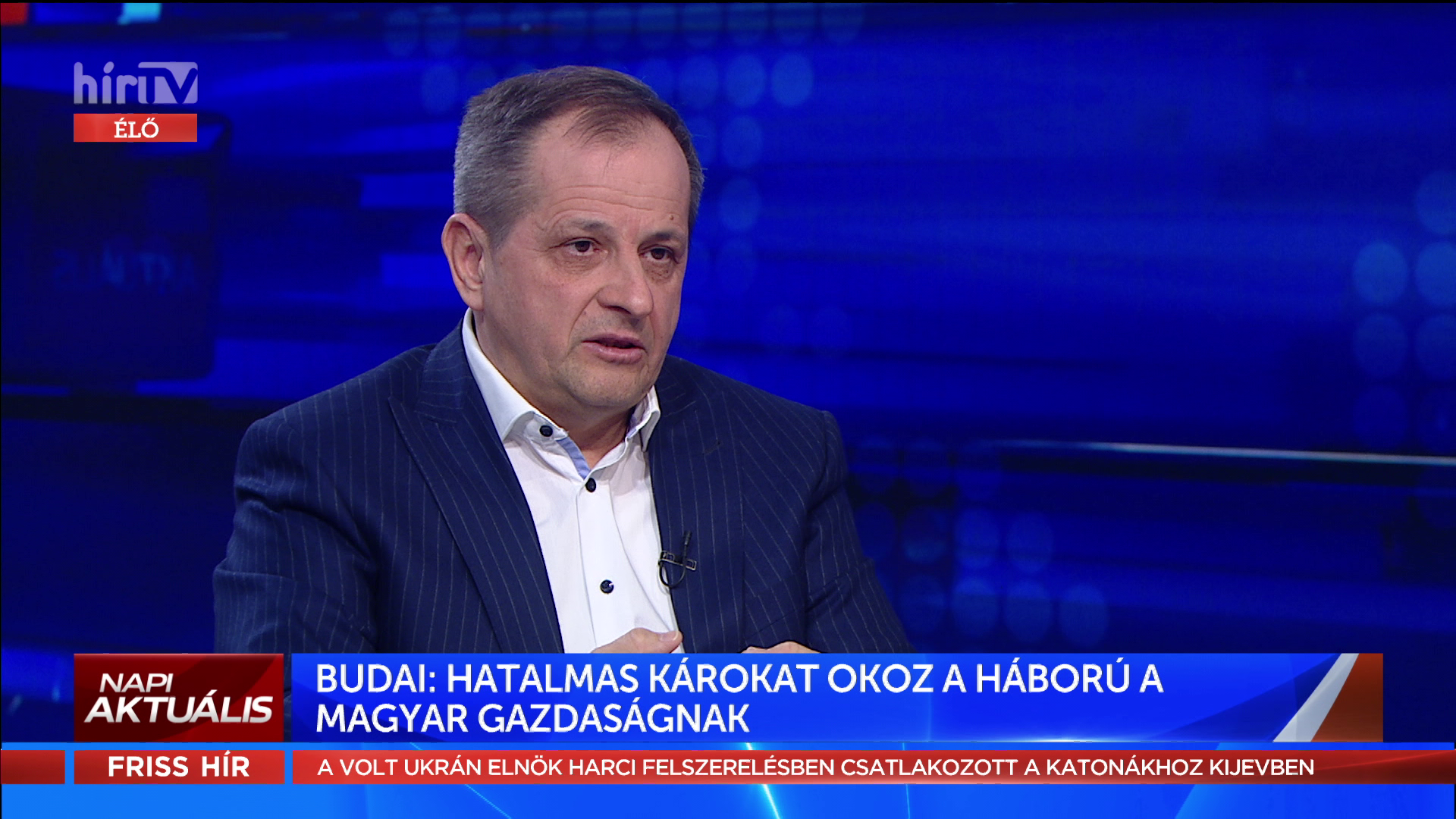 Budai Gyula: Hatalmas károkat okoz a háború a magyar gazdaságnak