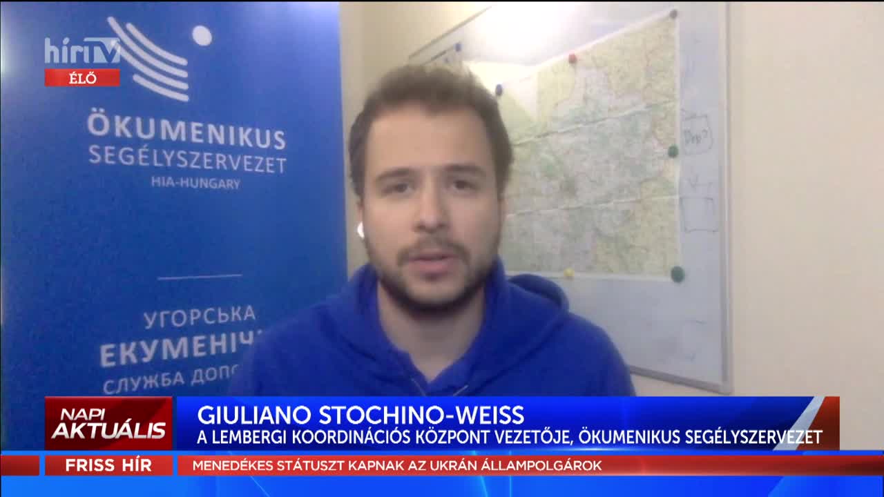 Giuliano Stochino-Weiss: Már 2 millió ember menekült el Ukrajnából