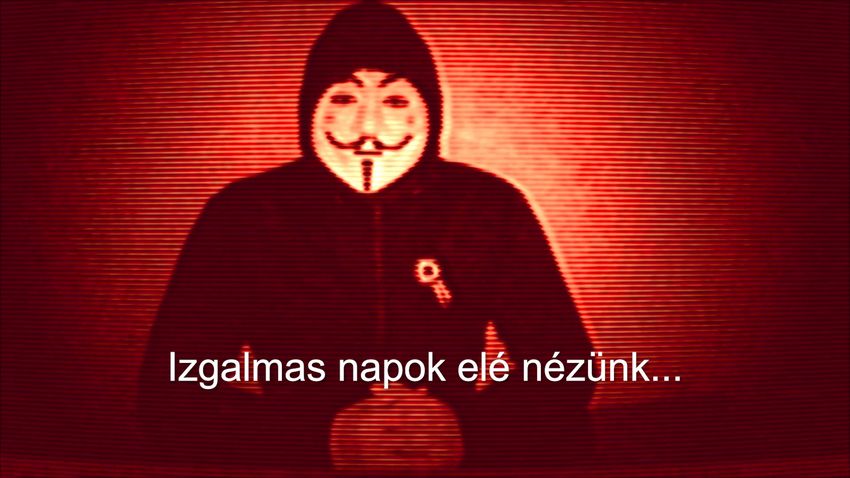 Anonymus ismét üzent - videó