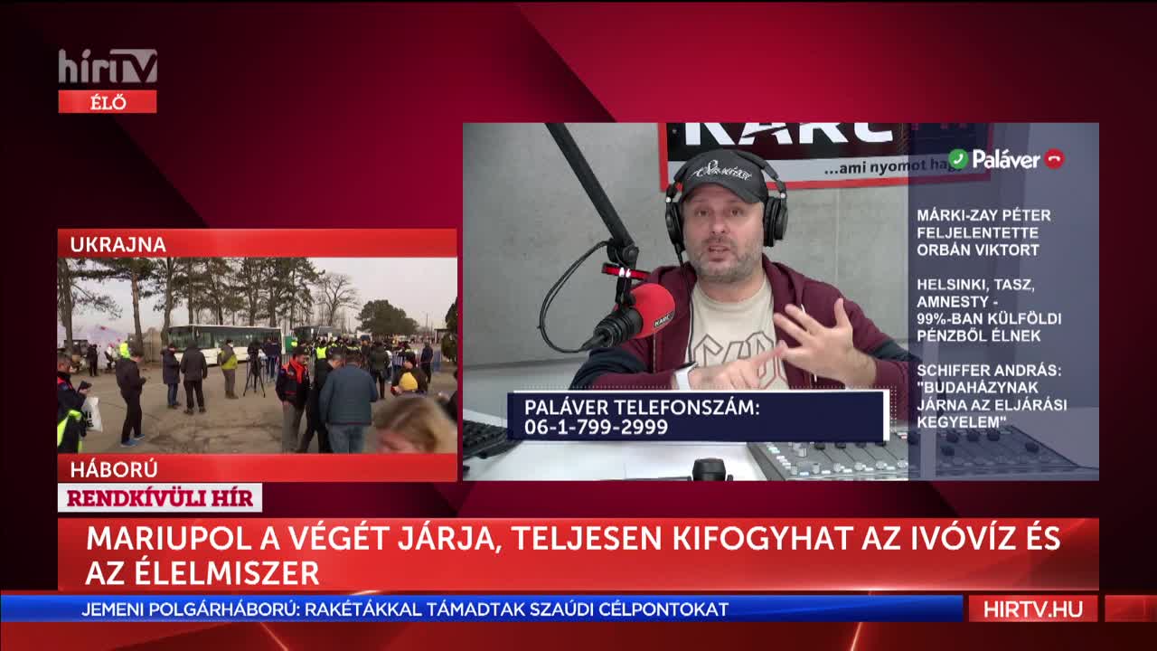 Paláver: Márky-Zay Péter feljelentette Orbán Viktort