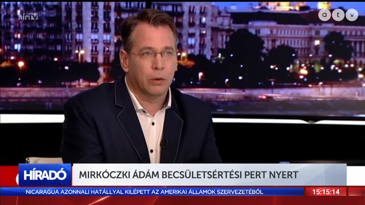 Mirkóczki Ádám becsületsértési pert nyert 