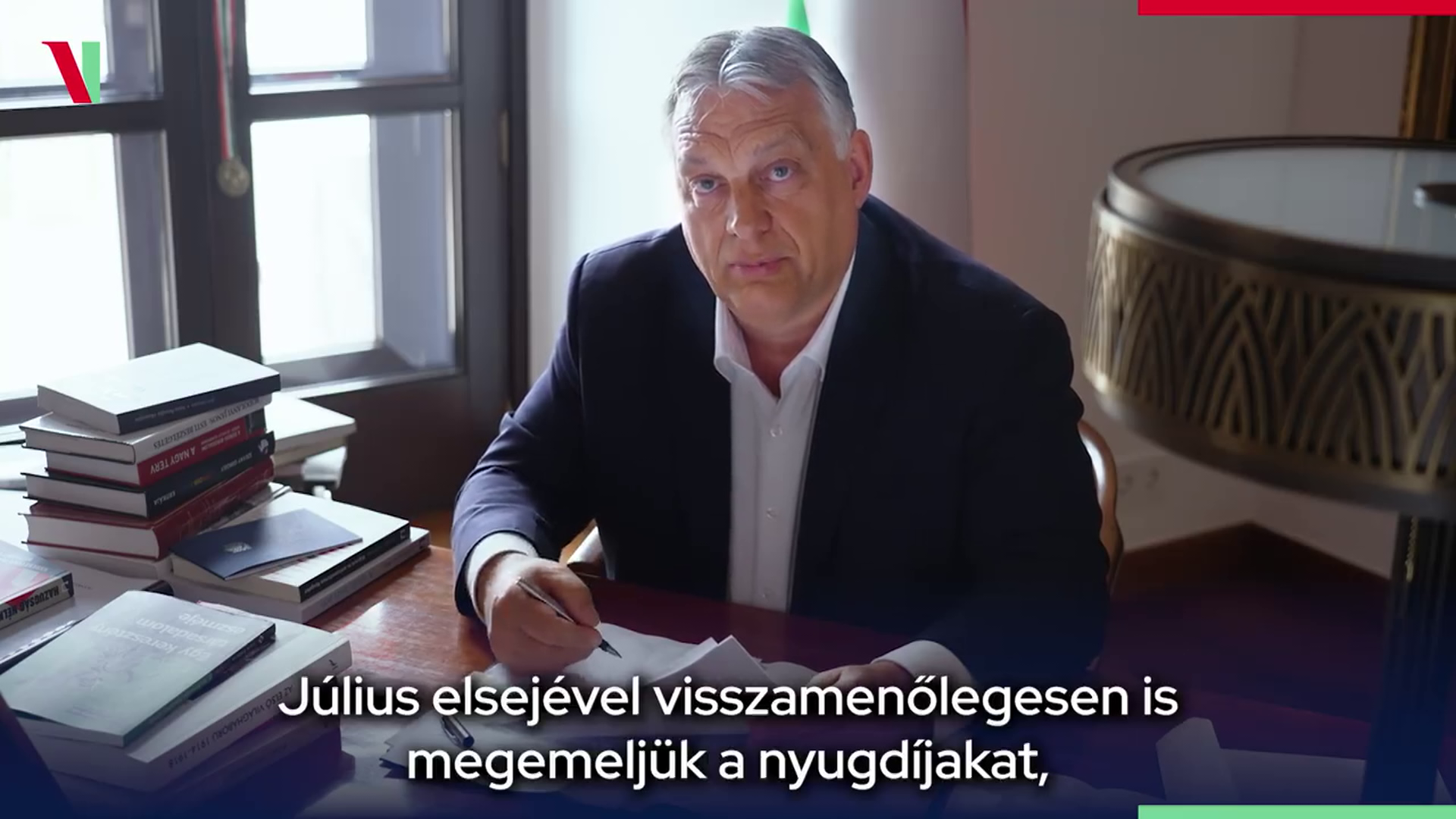 Orbán Viktor: Nyugdíjemelés aláírva! 
