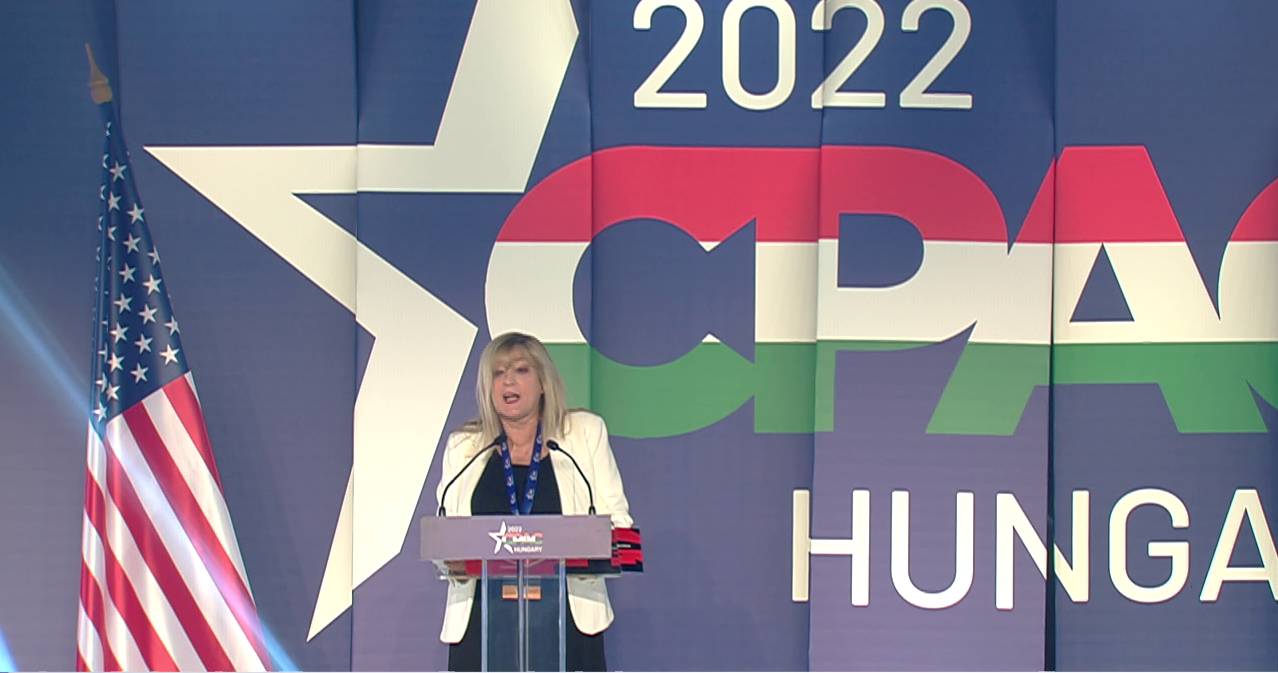 Schmidt Mária beszéde a CPAC Hungary-n