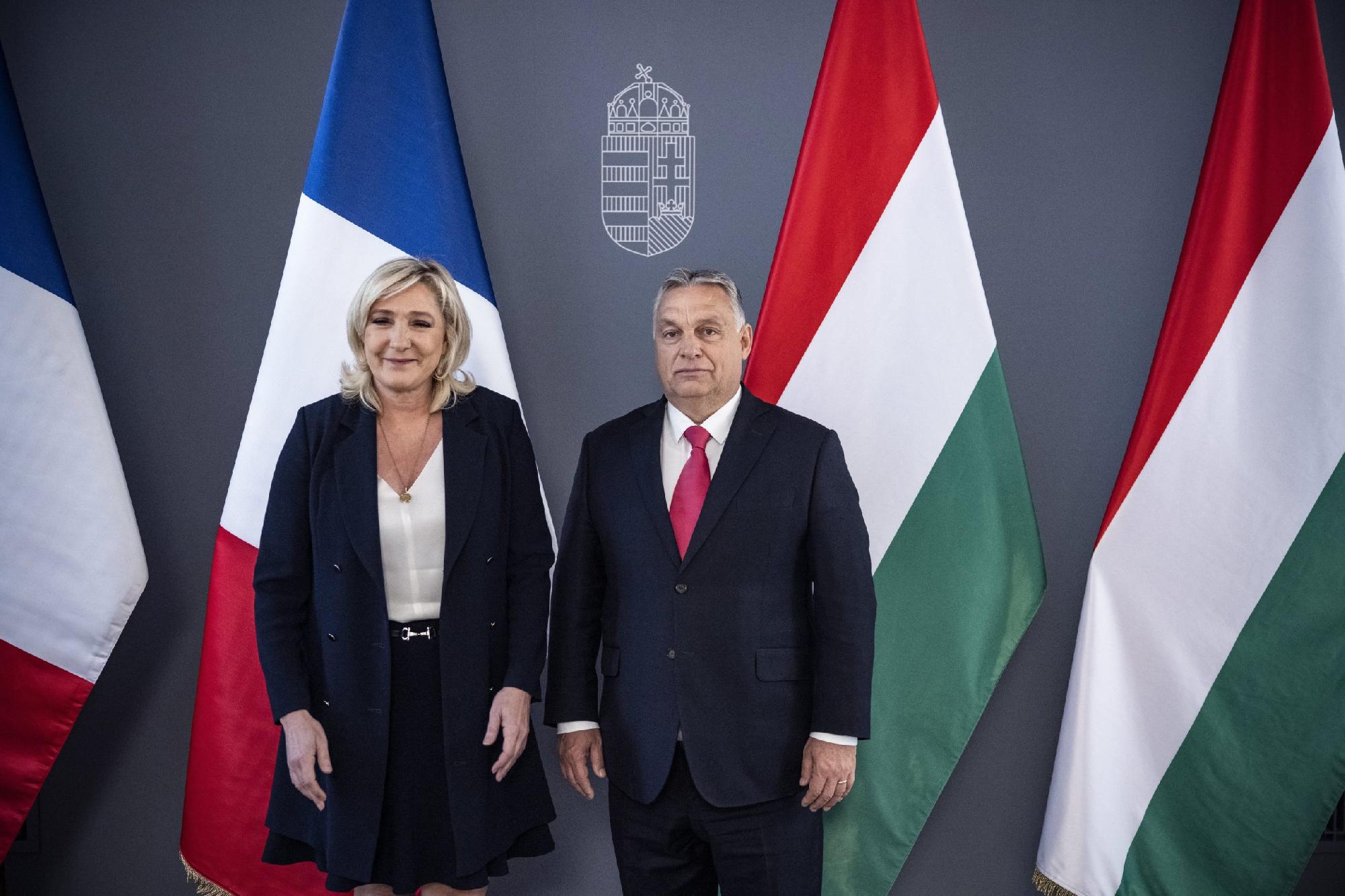 Orbán Viktor találkozója Marine Le Pennel: Meg kell védeni az európai embereket 