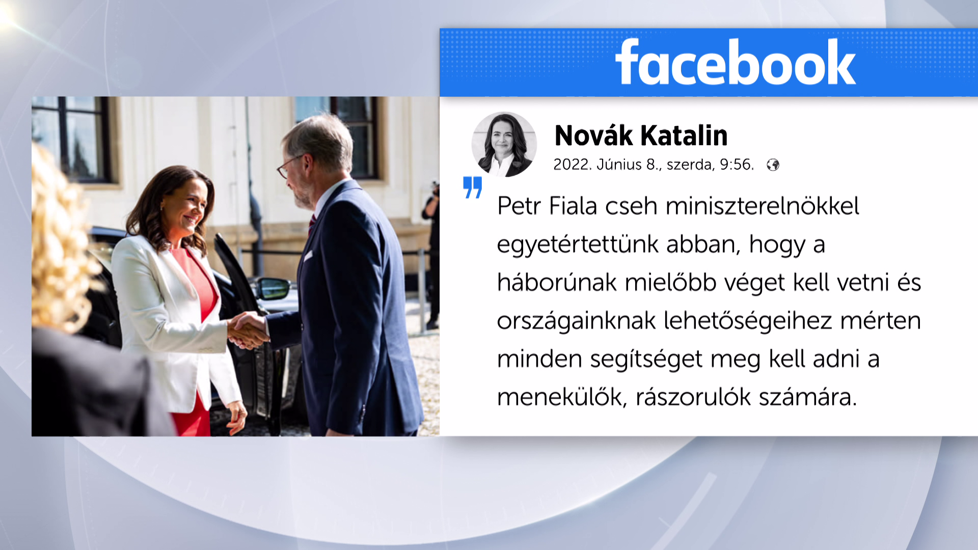 Novák Katalin: Számítunk Csehországra 