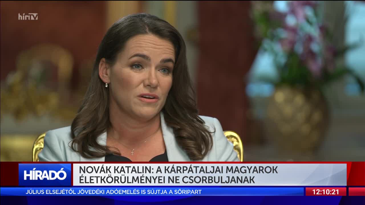 Novák Katalin: Fontos, a kárpátaljai magyarok életkörülményei ne csorbuljanak 