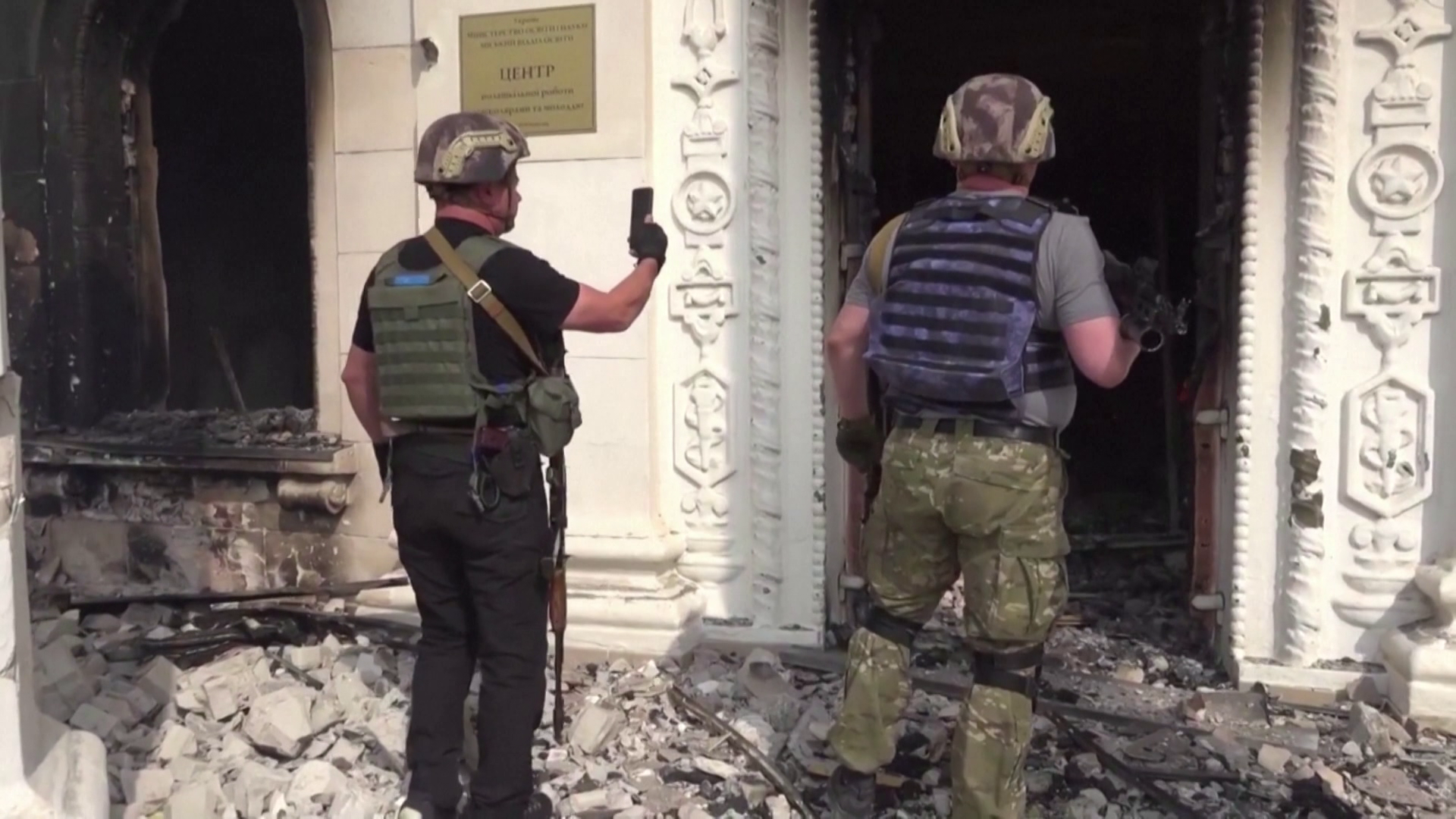 Orosz bombázások Ukrajnában 