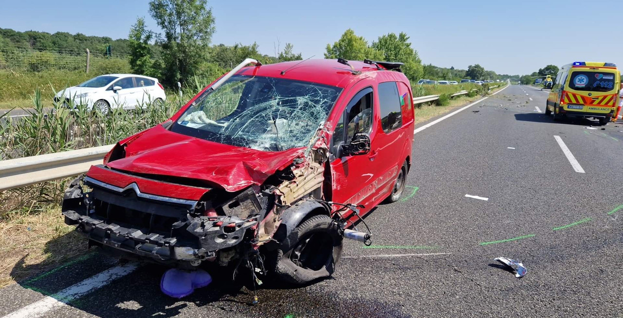 Halálos baleset történt az M7-es autópályán