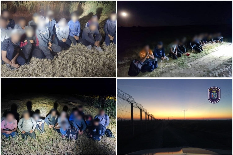 Elfogtak egy román embercsempészt és 39 határsértőt tartóztattak fel
