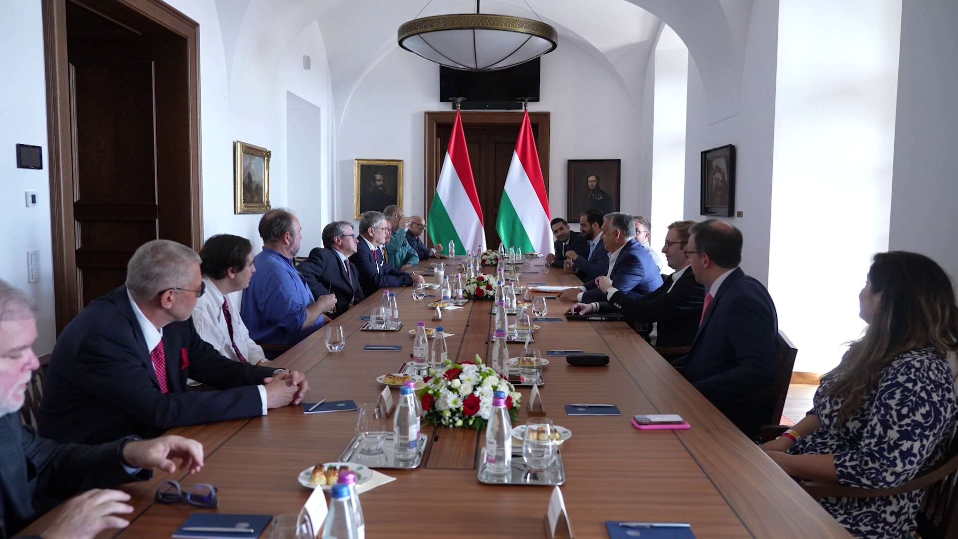 Orbán Viktor fogadta az MCC Feszt külföldi előadóit és oktatóit