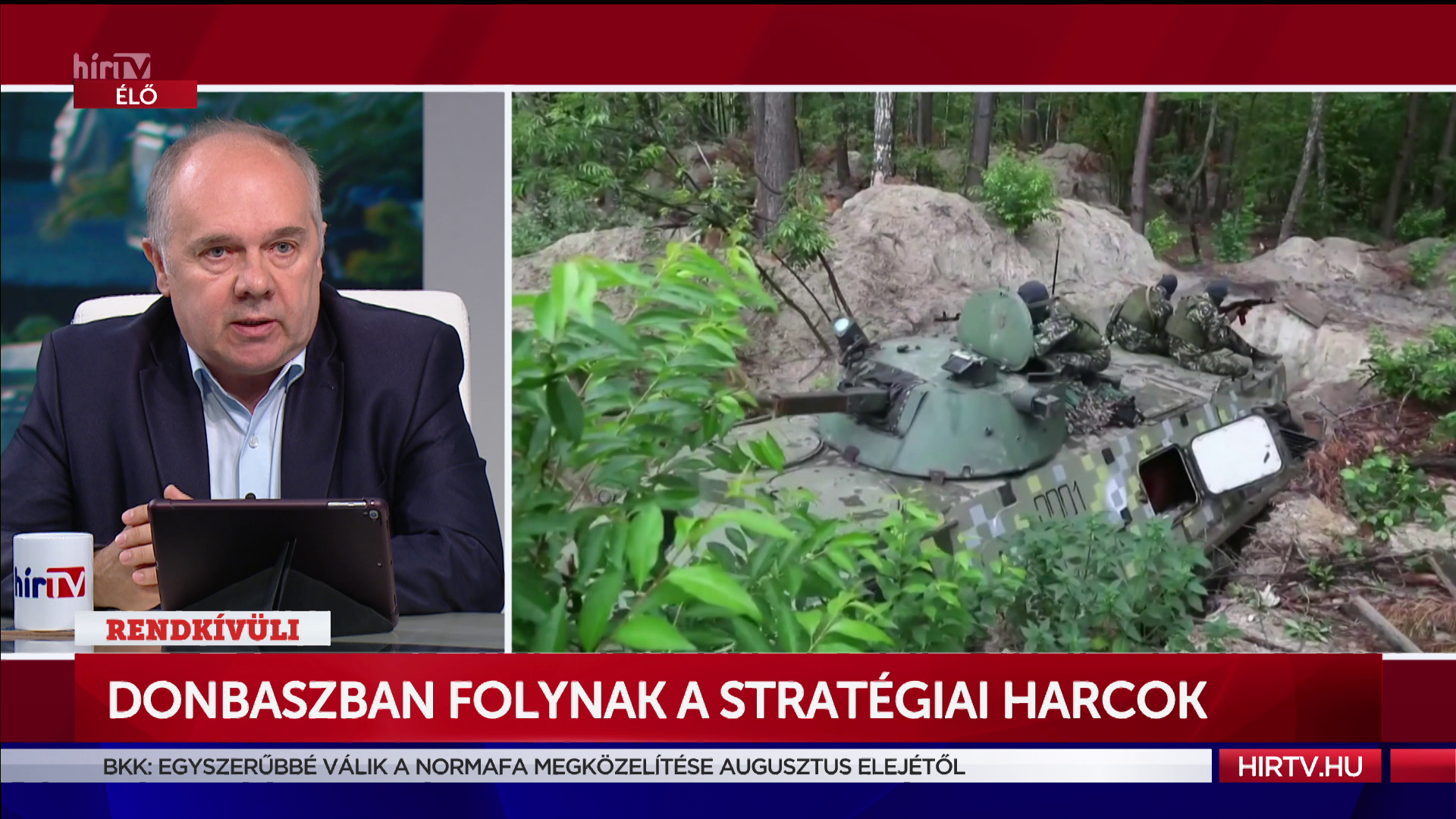 Háború Ukrajnában: Donbaszban folynak a stratégiai harcok