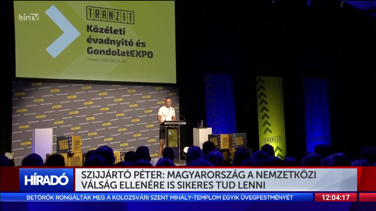 Szijjártó Péter: Magyarország a nemzetközi válság ellenére is sikeres tud lenni