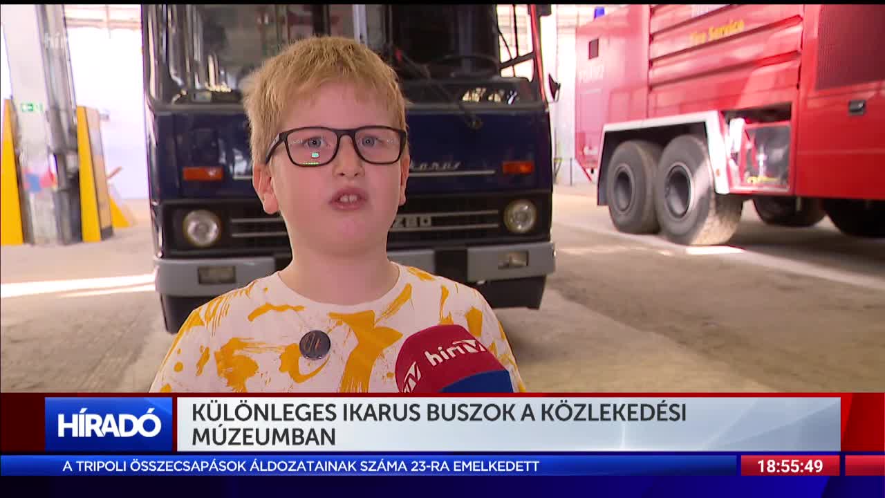 Különleges Ikarus buszok a közlekedési múzeumban 