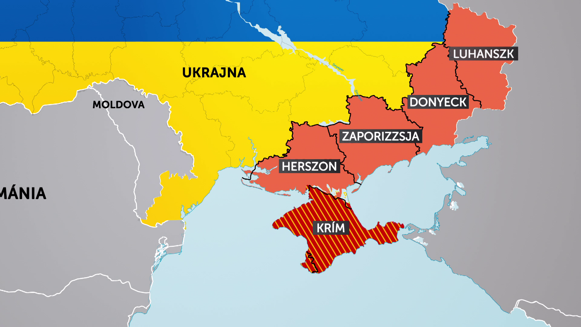 Putyin aláírta a csatlakozási szerződést négy megszállt ukrajnai régió vezetőjével
