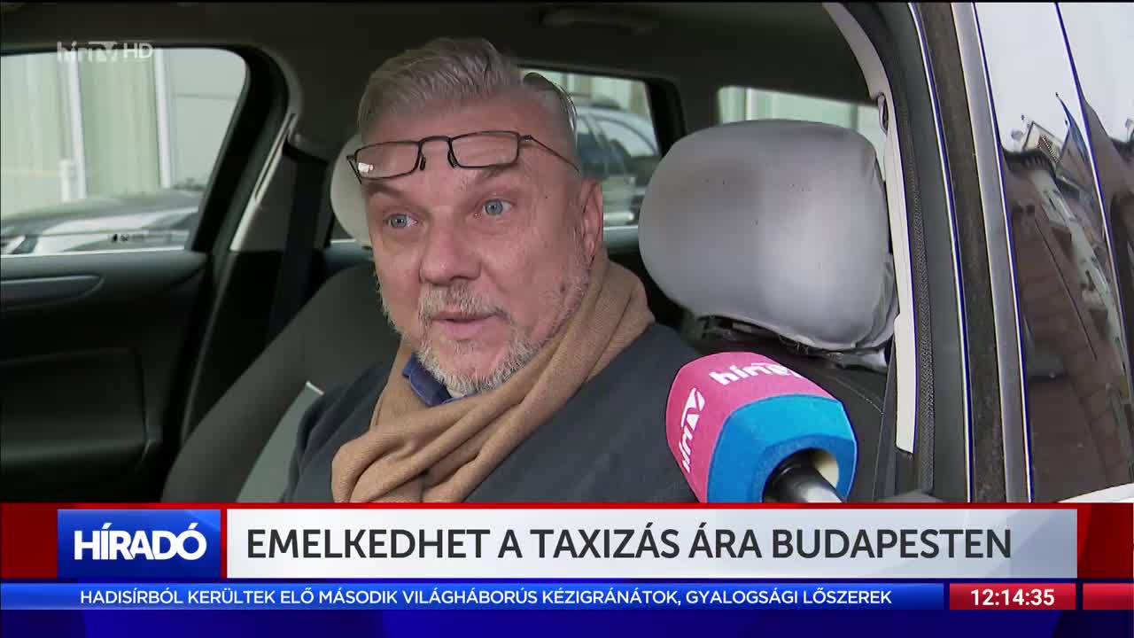 Emelkedett a taxizás ára Budapesten