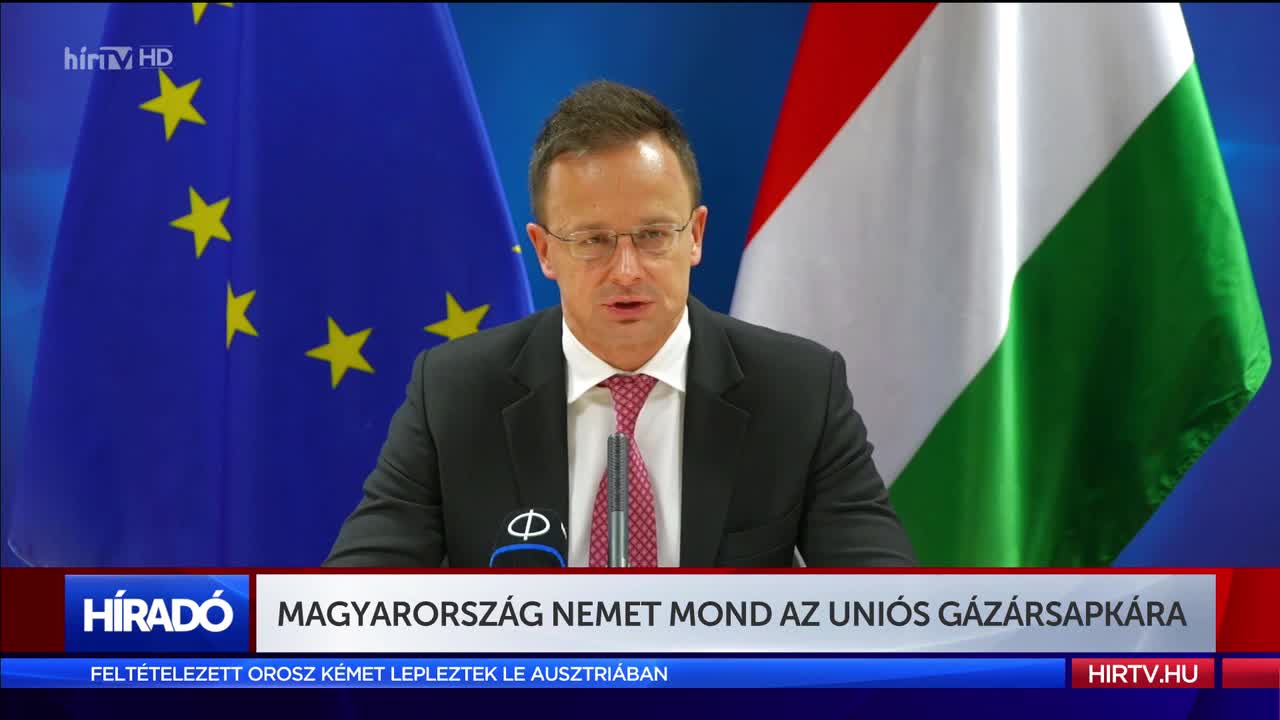 Magyarország nemet mond az uniós gázársapkára