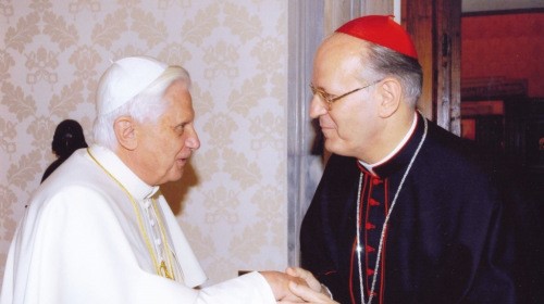 Erdő Péter: Szeretettel imádkozom Benedek pápáért
