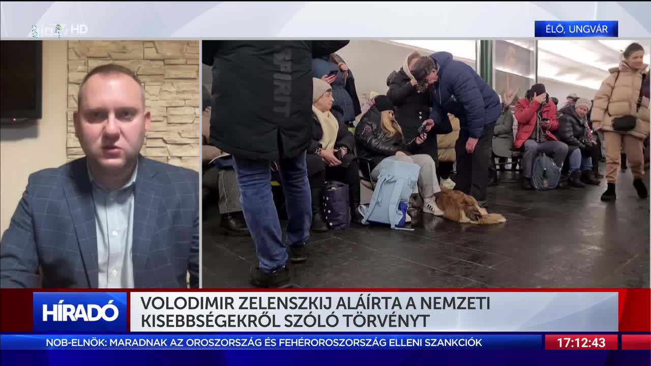 Volodimir Zelenszkij aláírta a nemzeti kisebbségekről szóló törvényt 