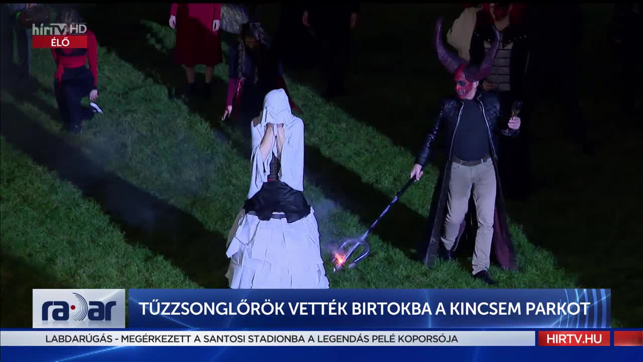 Radar - Tűzzsonglőrök vették birtokba a Kincsem Parkot 