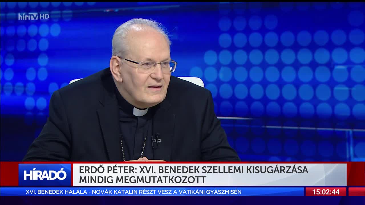 Erdő Péter: XVI. Benedek szellemi kisugárzása mindig megmutatkozott 