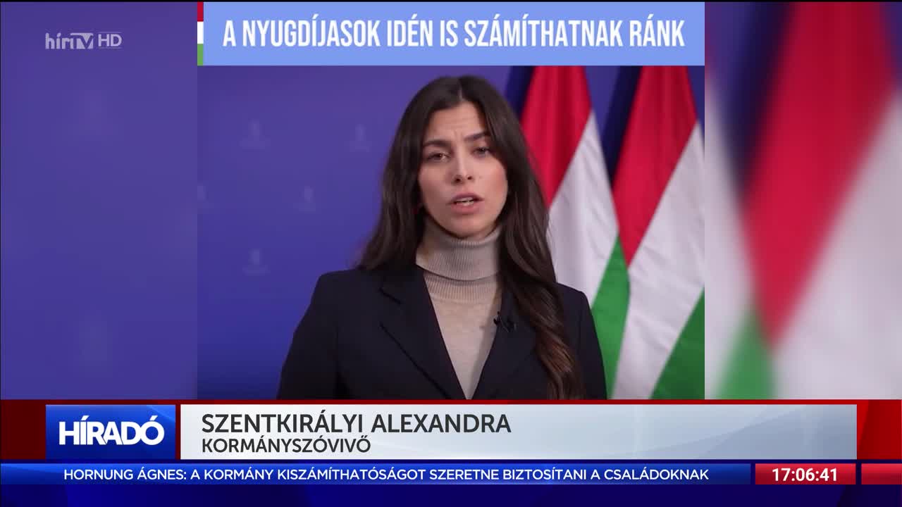 Szentkirályi Alexandra: továbbra is számíthatnak a kormányra a nyugdíjasok