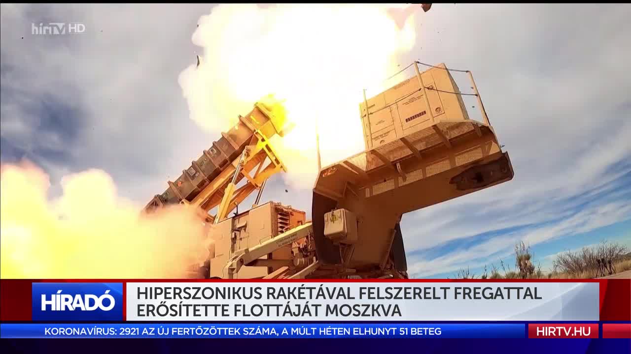 Hiperszonikus rakétával felszerelt fregattal erősítette flottáját Moszkva 