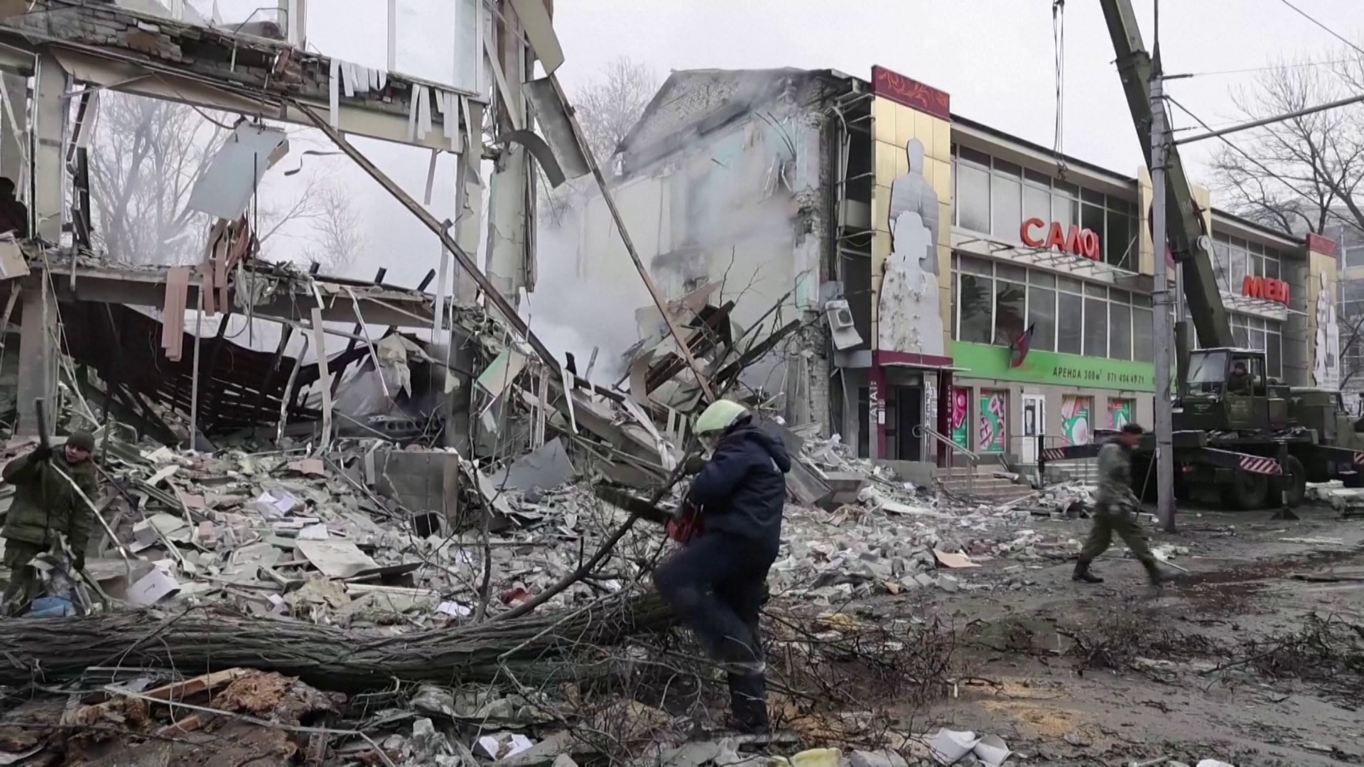Brutális ukrán tüzérségi támadás Donyeckben 